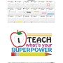 I Teach What's Your Super Power Applique Design Pattern-2