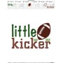 Little Kicker Embroidery Design Pattern-2