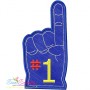 Foam Finger Applique Design Pattern-2