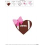 Football Heart Machine Embroidery Design Pattern-2