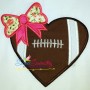 Football Heart Applique Design Pattern-1