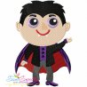 Vampire Embroidery Design Pattern-1