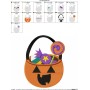Halloween Candy Embroidery Design Pattern-2