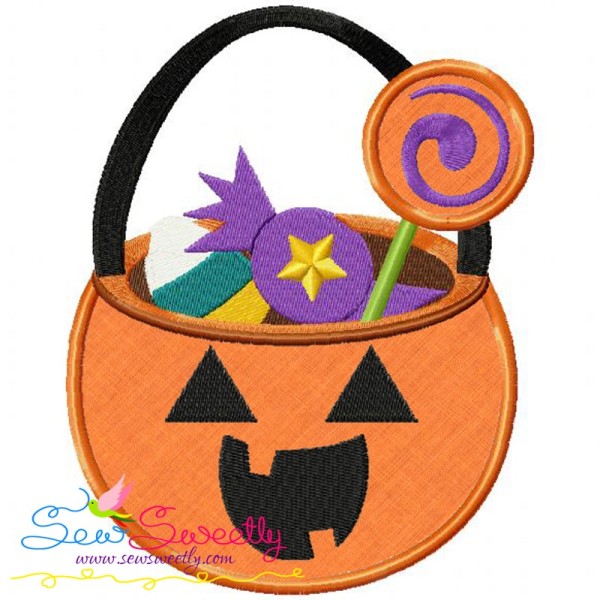 Halloween Candy Applique Design Pattern-1