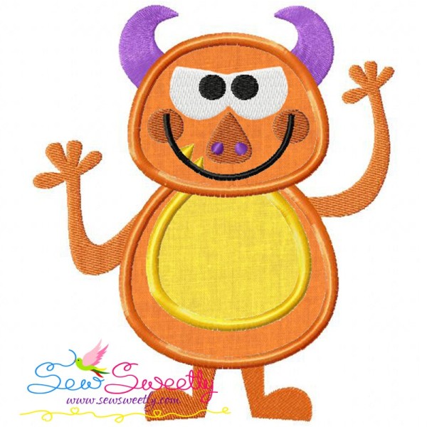 Monster Applique Design Pattern-1