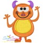 Monster Applique Design Pattern-1