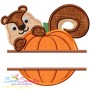 Pumpkin Split Applique Design Pattern-2