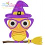 Halloween Owl-2 Applique Design Pattern-1