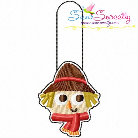 Scarecrow Key Fob In The Hoop Embroidery Design Pattern-1