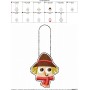Scarecrow Key Fob In The Hoop Embroidery Design Pattern-2