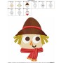 Scarecrow-2 Embroidery Design Pattern-2
