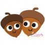 Acorns Machine Embroidery Design Pattern-1