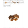 Acorns Machine Embroidery Design Pattern-2