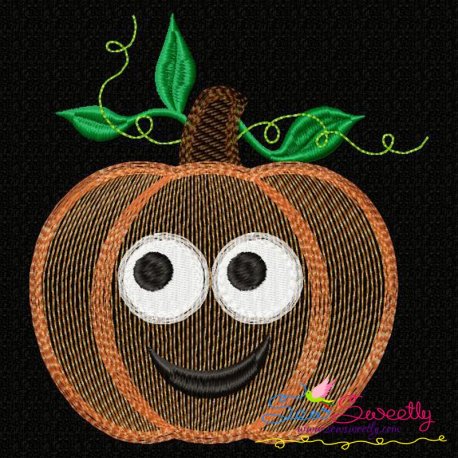 Pumpkin Embroidery Design Pattern-1