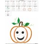 Pumpkin Applique Design Pattern-2