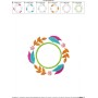 Feather Frame Embroidery Design Pattern-2