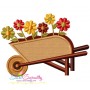 Wheelbarrow Applique Design Pattern-1