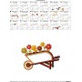 Wheelbarrow Applique Design Pattern-2