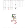 Cute Snowman Applique Design Pattern-2