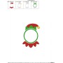Elf Monogram Frame Embroidery Design Pattern-2