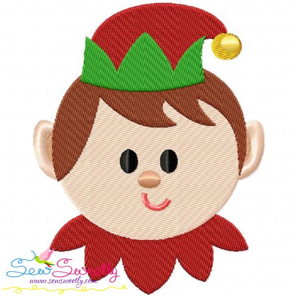 Cute Elf Embroidery Design Pattern-1