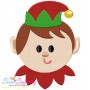 Cute Elf Embroidery Design Pattern-1