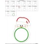 Santa Monogram Frame Applique Design Pattern-2