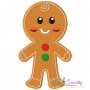 Gingerbread Boy Embroidery Design Pattern-1