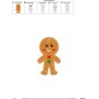 Gingerbread Boy Embroidery Design Pattern-2