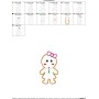 Gingerbread Girl Applique Design Pattern-2