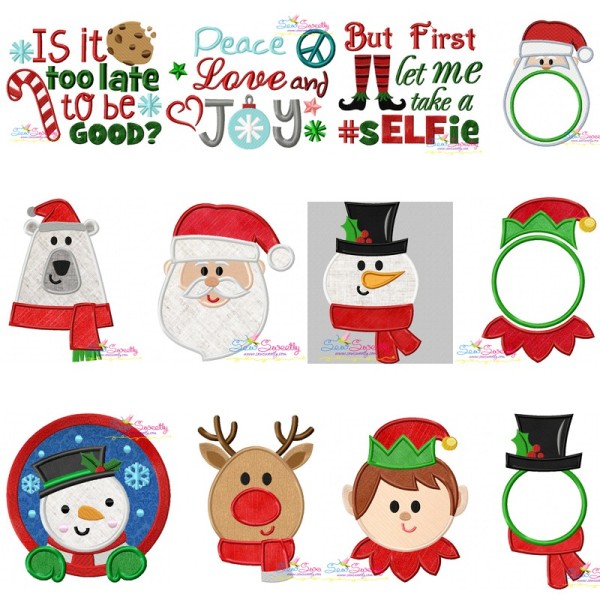 Christmas Embroidery Design Bundle-1