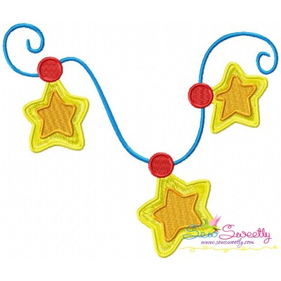 Christmas Stars Ornament Embroidery Design Pattern-1