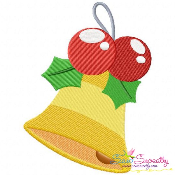 Christmas Bell-2 Embroidery Design Pattern-1