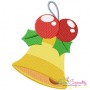 Christmas Bell-2 Embroidery Design Pattern-1