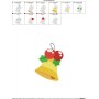 Christmas Bell-2 Embroidery Design Pattern-2