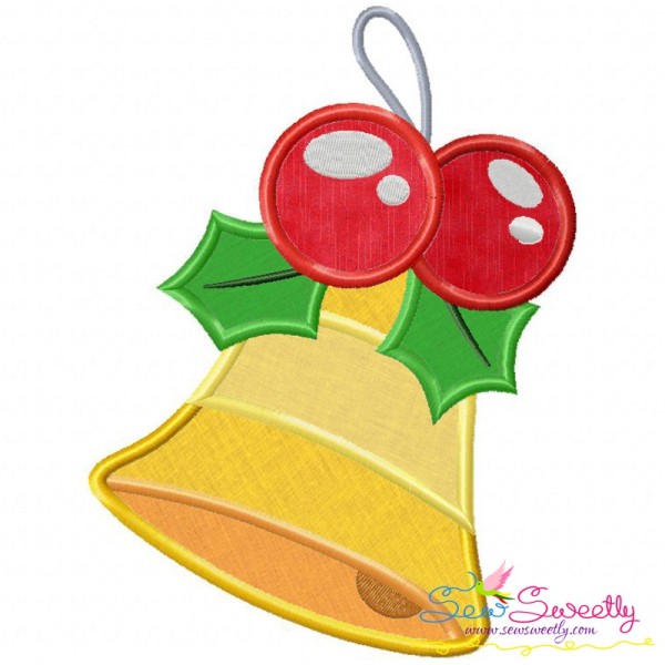 Christmas Bell-2 Applique Design Pattern-1