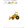 Bulldozer Embroidery Design Pattern-2