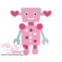 Lovely Robot-6 Embroidery Design Pattern-1