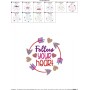 Follow Your Heart Embroidery Design Pattern-2