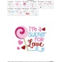 I'm a Sucker For Love Valentine Embroidery Design Pattern-2