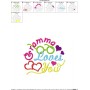 Gramma Loves You Embroidery Design Pattern-2