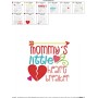 Mommy's Little Heart Breaker Embroidery Design Pattern-2