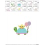 Turtle And Chick Embroidery Design Pattern-2