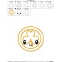 St.Patrick's Day Coin Kawaii Applique Design Pattern-2