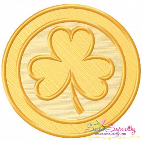 St.Patrick's Day Coin Applique Design Pattern-1