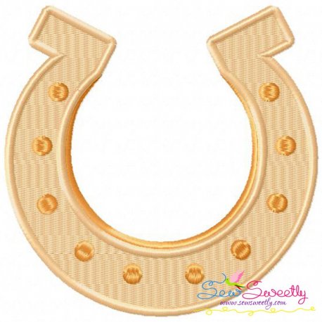 St.Patrick's Day Horseshoe Embroidery Design- 1