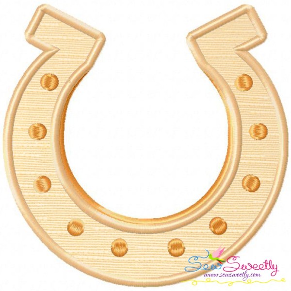 St.Patrick's Day Horseshoe Applique Design Pattern-1