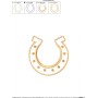 St.Patrick's Day Horseshoe Applique Design Pattern-2