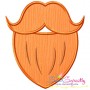 St.Patrick's Day Beard Applique Design Pattern-1