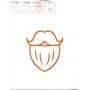 St.Patrick's Day Beard Applique Design Pattern-2